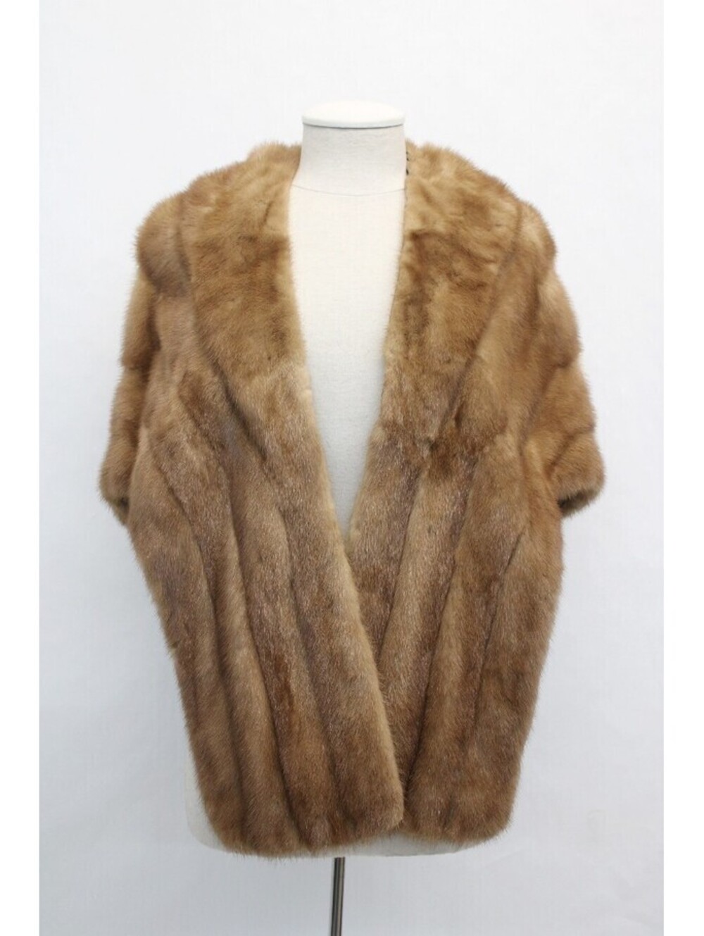 MINT PASTEL MINK FUR STOLE SHAWL WRAP WOMEN WOMAN SIZE 19" X 60" NEW LINING